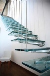 钢制玻璃楼梯
